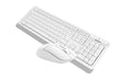 Keyboard and mouse set A4TECH Fstyler FG1012 Wireless White - Клавиатури<<<Компютърна периферия<<<ValiAPI