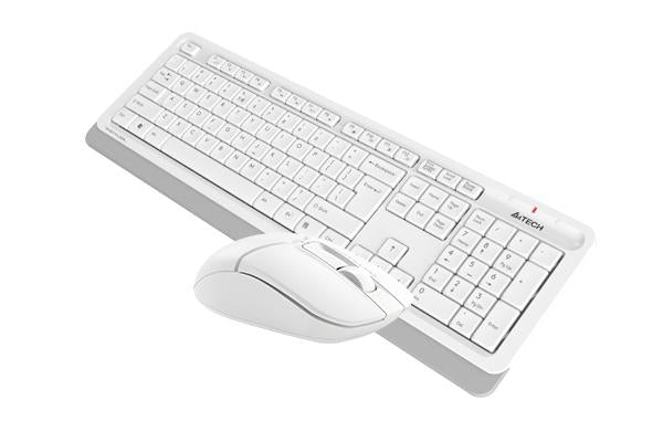 Keyboard and mouse set A4TECH Fstyler FG1012 Wireless White - Клавиатури<<<Компютърна периферия<<<ValiAPI