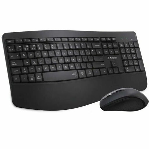 Keyboard and Mouse Subblim SUBKBC-DCOPW2 Black - Електроника Периферни и резервни части<<<Компютри|