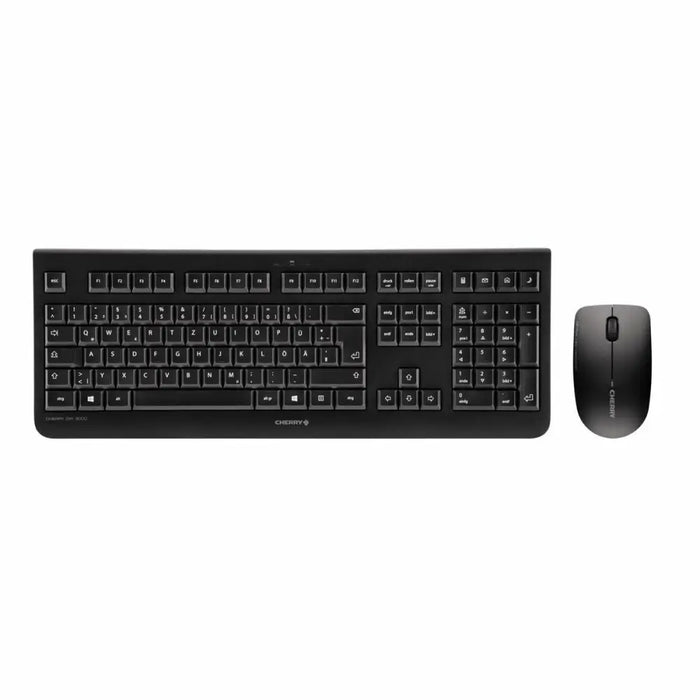 Keyboard and Wireless Mouse Cherry JD-0710ES-2 Black Spanish Qwerty QWERTY - Компютър Игри<<<Компютри|