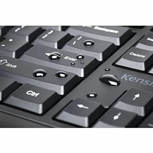 Keyboard and Wireless Mouse Kensington K75230ES Black Spanish Spanish Qwerty QWERTY - Електроника Периферни и резервни
