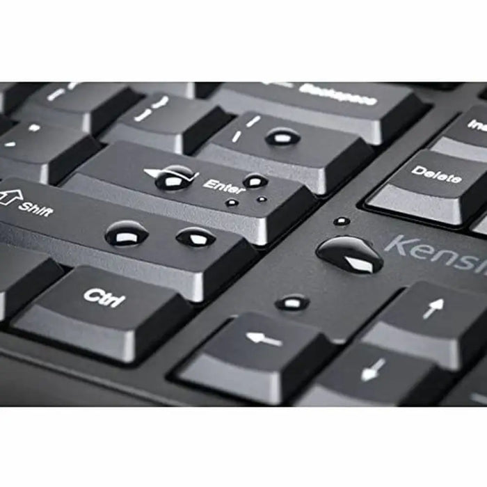 Keyboard and Wireless Mouse Kensington K75230ES Black Spanish Spanish Qwerty QWERTY - Електроника Периферни и резервни