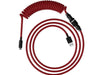 Keyboard cable HyperX Coiled Cable USB-C Red-Black - Геймърски аксесоари<<<Геймърска периферия<<<ValiAPI