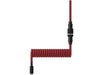 Keyboard cable HyperX Coiled Cable USB-C Red-Black - Геймърски аксесоари<<<Геймърска периферия<<<ValiAPI