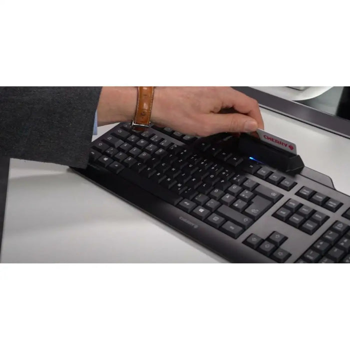 Keyboard Cherry JK-A0400EU-2 Black Spanish Qwerty QWERTZ QWERTY Qwerty US - Електроника Периферни и резервни