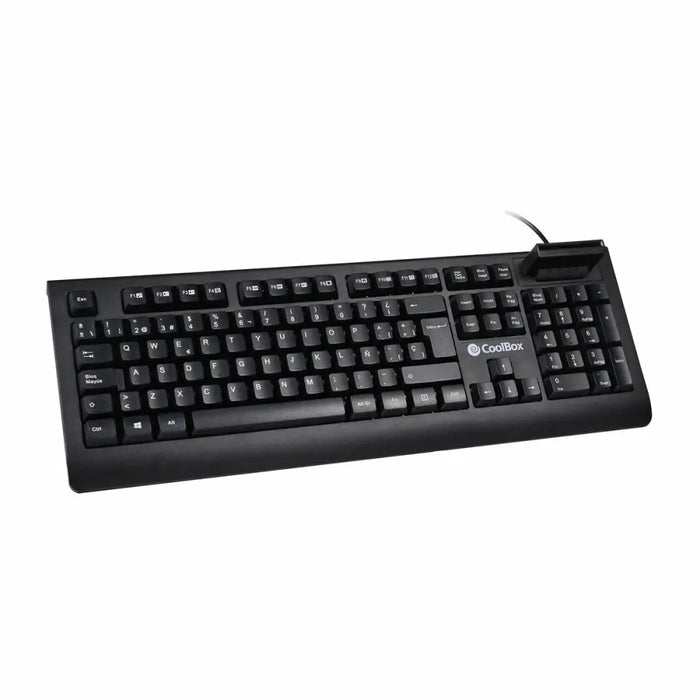 Keyboard CoolBox COO-TEC04DNI Black Spanish Qwerty - Електроника Периферни и резервни части<<<Компютри|
