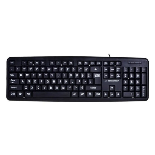 Keyboard Esperanza EK129 Black English QWERTY - Клавиатури<<<Електроника Периферни и резервни части<<<Компютри|