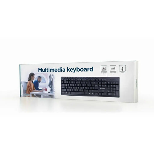Keyboard GEMBIRD KB-UM-107 Qwerty US Black - Клавиатури<<<Електроника Периферни и резервни части<<<Компютри|
