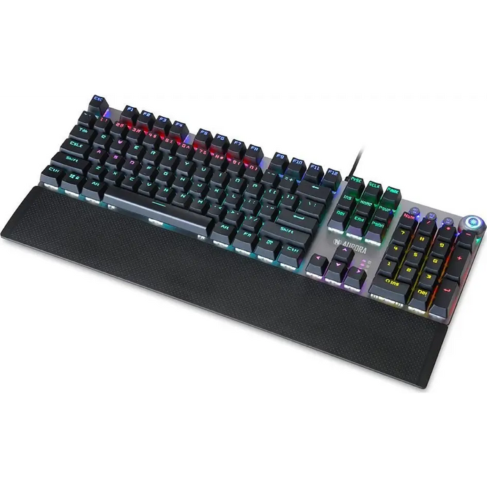 Keyboard Ibox AURORA K-3 Black/Silver Silver QWERTY - KeyboardsGAM-KLA<<<PC GamingGAM<<<ActionPL&&&Електроника