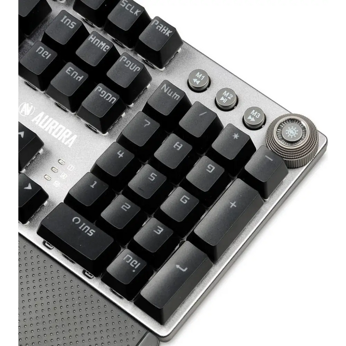 Keyboard Ibox AURORA K-3 Black/Silver Silver QWERTY - KeyboardsGAM-KLA<<<PC GamingGAM<<<ActionPL&&&Електроника