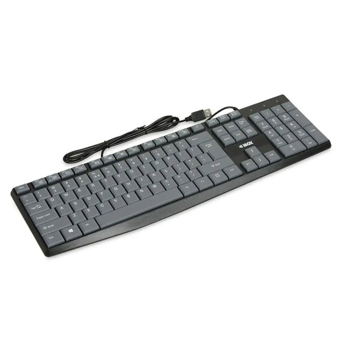 Keyboard Ibox IKC2010G Black Grey - Клавиатури<<<Електроника Периферни и резервни части<<<Компютри|