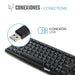 Keyboard iggual CK-BASIC-105T QWERTY USB Black Spanish Monkey (1 Piece) - Електроника Периферни и резервни