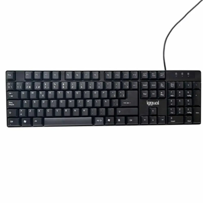 Keyboard iggual CK-FRAMELESS-105T Black - Електроника Периферни и резервни части<<<Компютри|