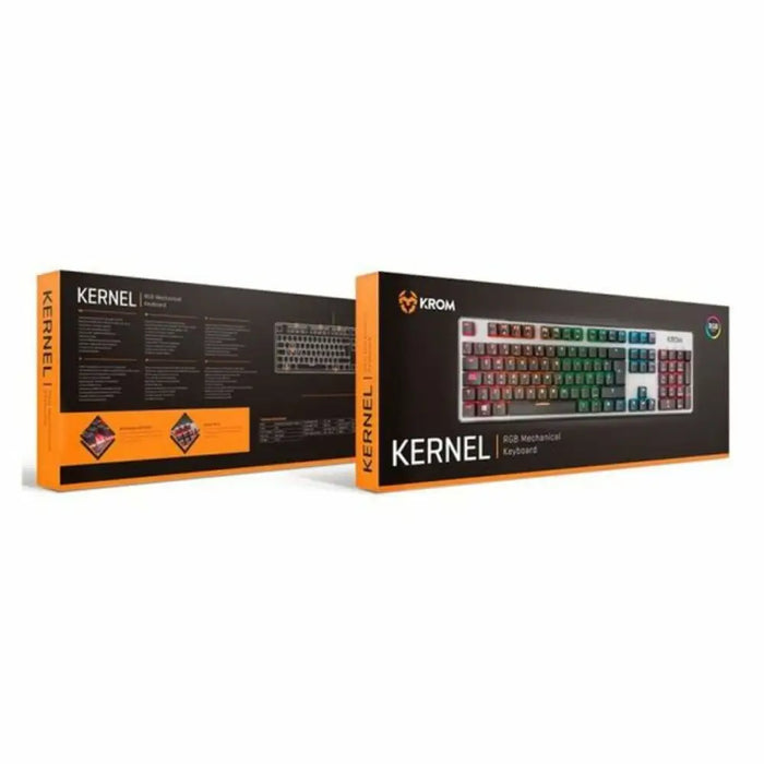 Keyboard Krom NXKROMKRNL Spanish Qwerty - Електроника Периферни и резервни части<<<Компютри|