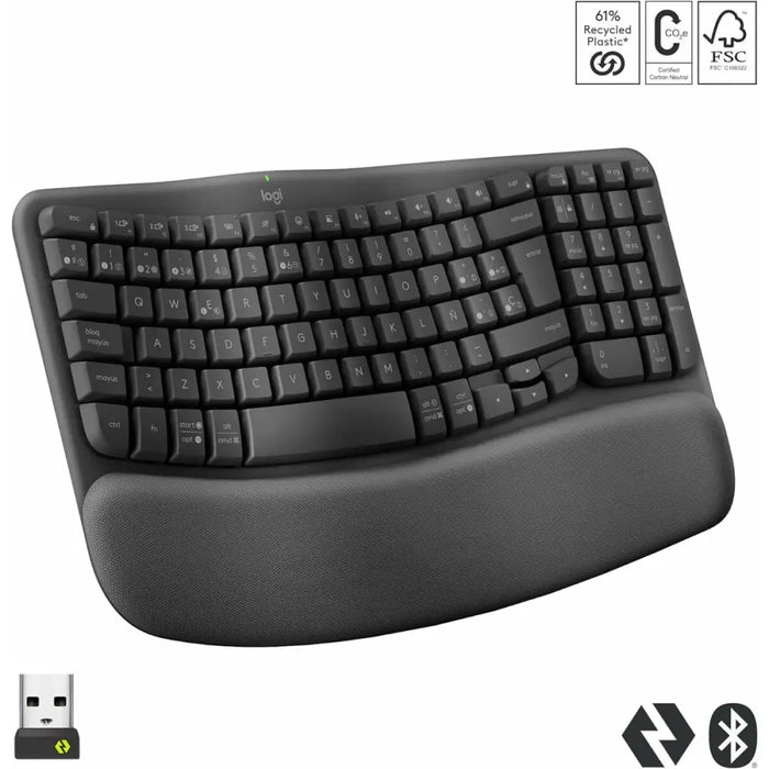 Keyboard Logitech 920-012296 Graphite Spanish QWERTY - Електроника Периферни и резервни части<<<Компютри|
