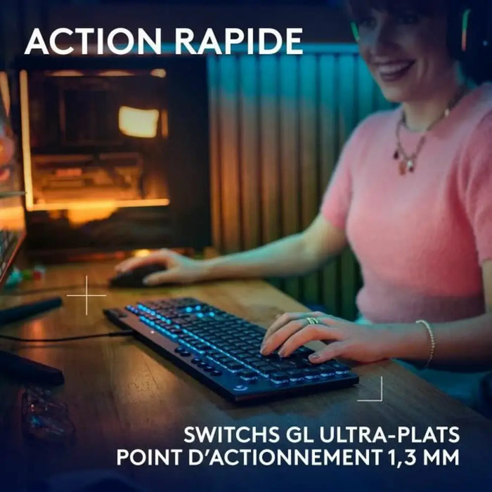 Keyboard Logitech G915 X Black AZERTY - Електроника Периферни и резервни части<<<Компютри|