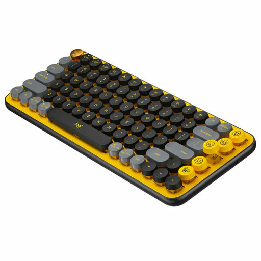 Keyboard Logitech POP French Yellow AZERTY - Електроника Периферни и резервни части<<<Компютри|
