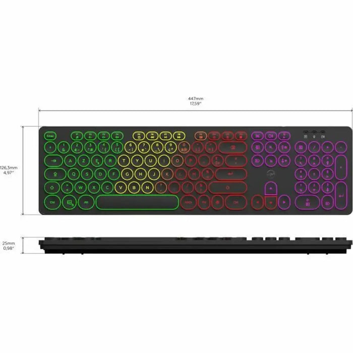 Keyboard Mobility Lab AZERTY Black - Електроника Периферни и резервни части<<<Компютри|