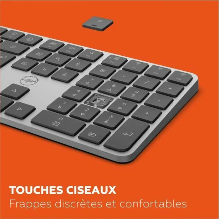 Keyboard Mobility Lab KP430W Grey - Електроника Периферни и резервни части<<<Компютри|