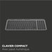 Keyboard Mobility Lab KP450W Compact Black Grey - Клавиатури<<<Електроника Периферни и резервни части<<<Компютри|