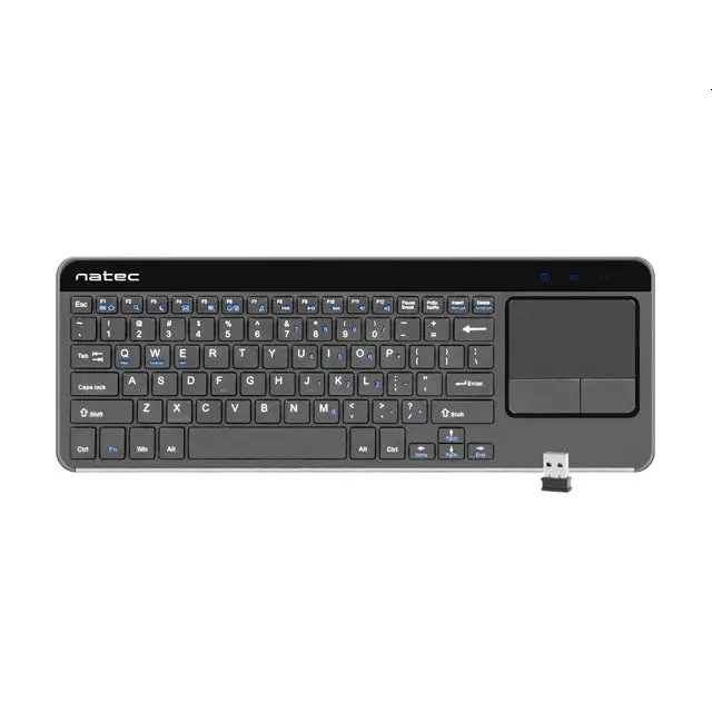 Keyboard NATEC TURBOT SLIM TOUCH NKL-0968 WITH TOUCHPAD - Клавиатури<<<NATEC компютърна