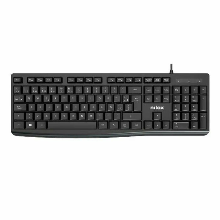 Keyboard Nilox - Електроника Периферни и резервни части<<<Компютри| Електроника<<<BigBuy&&&Клавиатури<<<Електроника