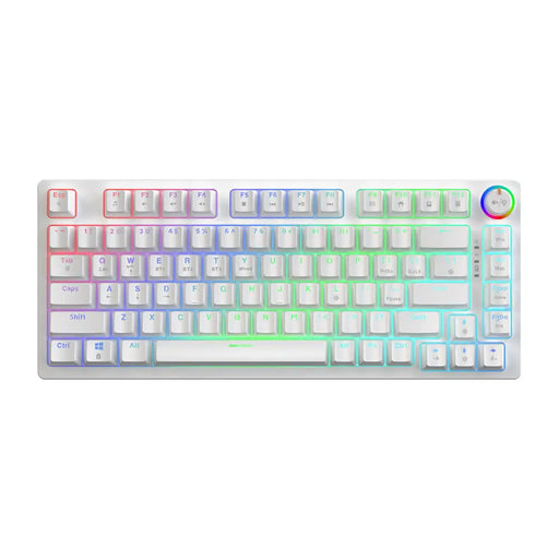 Keyboard Savio PHENIX WHITE GAT RED White - Клавиатури<<<Електроника Периферни и резервни части<<<Компютри|