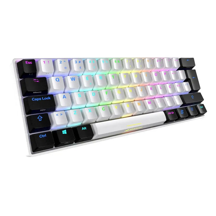 Keyboard Sharkoon SGK50 S4 White Spanish Qwerty - Електроника Периферни и резервни части<<<Компютри|