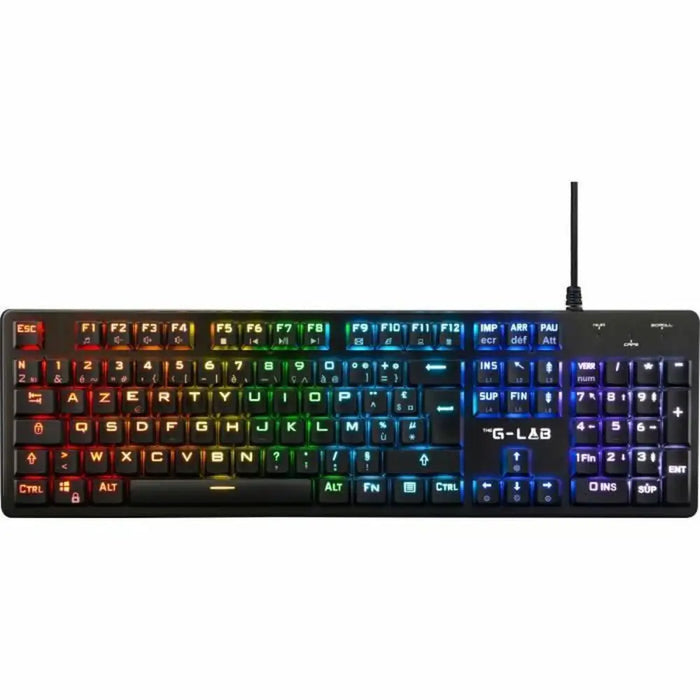 Keyboard The G-Lab French AZERTY Red - Електроника Периферни и резервни части<<<Компютри|