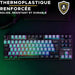 Keyboard The G-Lab KEYZ CAESIUM Black Grey Azerty French - Електроника Периферни и резервни части<<<Компютри|