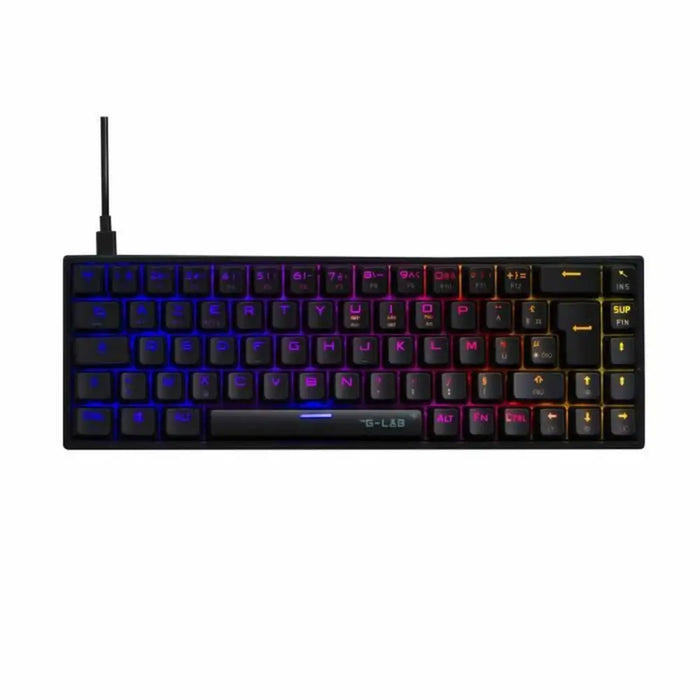 Keyboard The G-Lab KEYZ TITAN Black Azerty French - Електроника Периферни и резервни части<<<Компютри|