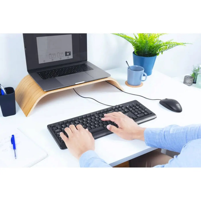 Keyboard Trust 23880 Black English EEUU QWERTY - Клавиатури<<<Електроника Периферни и резервни части<<<Компютри|