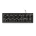 Keyboard Trust 23880 Black English EEUU QWERTY - Клавиатури<<<Електроника Периферни и резервни части<<<Компютри|