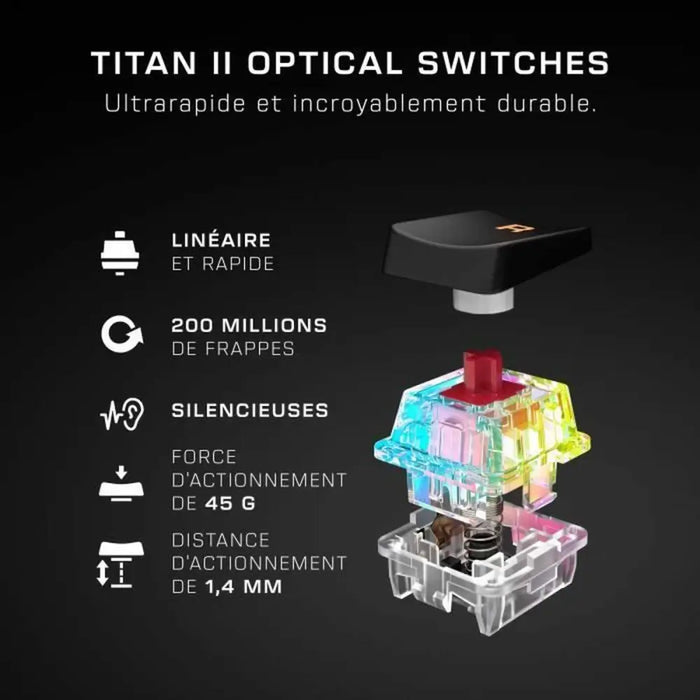 Keyboard Turtle Beach Vulcan II Black QWERTY - Електроника Периферни и резервни части<<<Компютри|