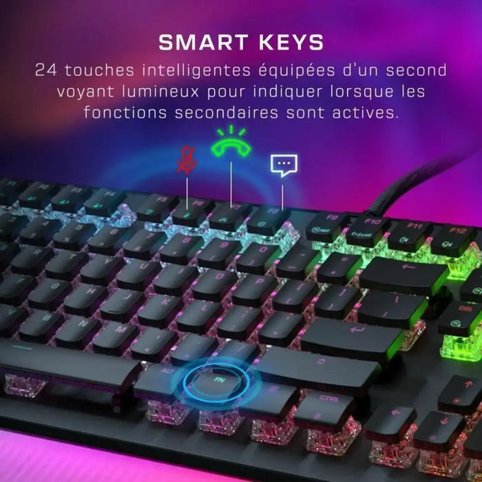 Keyboard Turtle Beach Vulcan II Max Black French AZERTY - Електроника Периферни и резервни части<<<Компютри|
