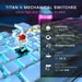 Keyboard Turtle Beach Vulcan II White Azerty French - Електроника Периферни и резервни части<<<Компютри|
