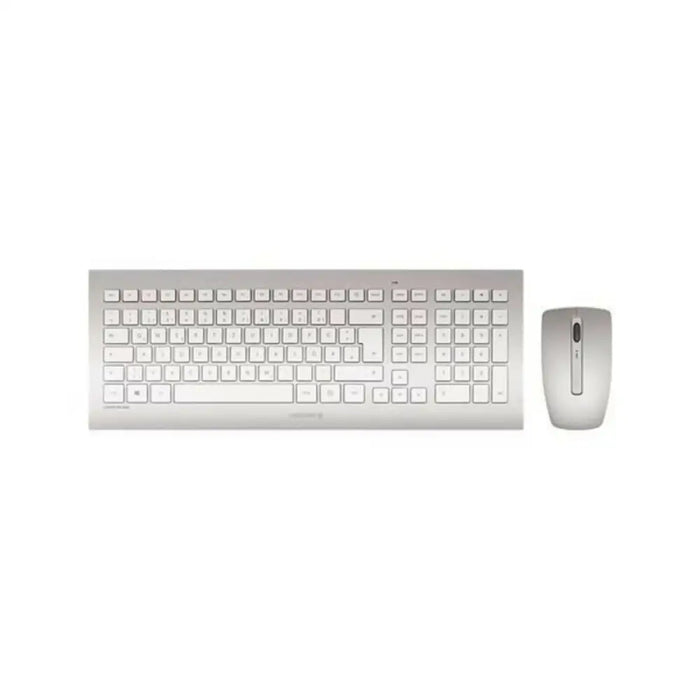 Keyboard with Gaming Mouse Cherry JD-0310ES White Spanish Qwerty QWERTY - Компютър Игри<<<Компютри|