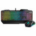 Keyboard with Gaming Mouse Krom NXKROMKRSHRSP Black - Електроника Периферни и резервни части<<<Компютри|