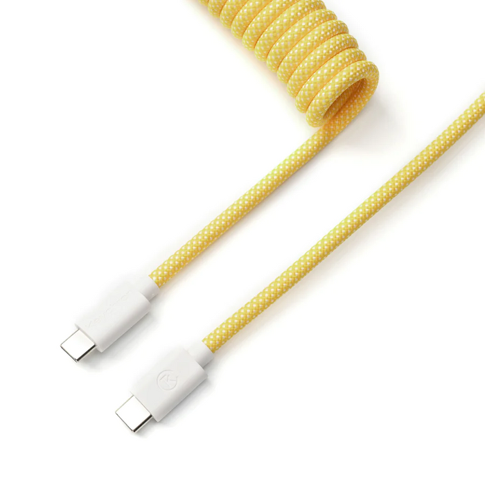 Keychron Coiled Aviator Yellow Keyboard Cable - Геймърски аксесоари<<<Геймърска периферия<<<ValiAPI