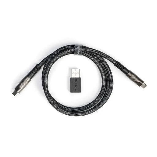 Keychron Double-Sleeved Geek Keyboard Cable - Black - Геймърски аксесоари<<<Геймърска периферия<<<ValiAPI