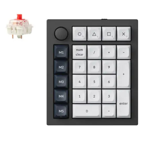 Keychron Q0 Max RGB Wireless Numeric Keyboard Red Switch (Black) [Q0M-M1]. - Wireless<<<Keyboards<<<Gaming<<<InnproXML