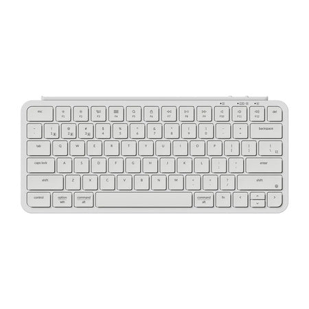 Ultra Slim Keychron B1 Pro 2.4G Wireless Keyboard (White) [B1P-K8].