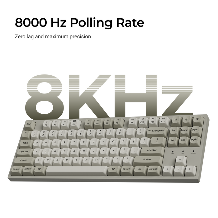Gaming Mechanical Keyboard Keychron C1 Pro 8K QMK - Super Red Switch