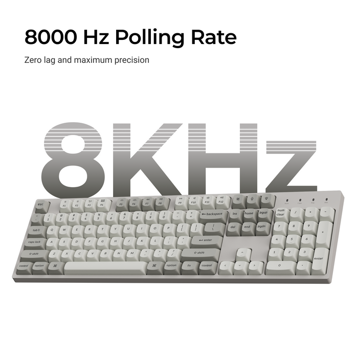 Gaming Mechanical Keyboard Keychron C2 Pro 8K QMK - Super Red Switch, Full Size