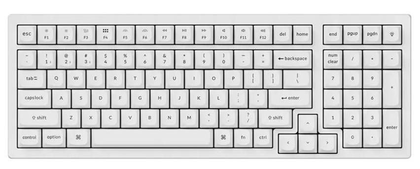 Keychron K4 Pro White K4P-O1 Gaming Mechanical Keyboard