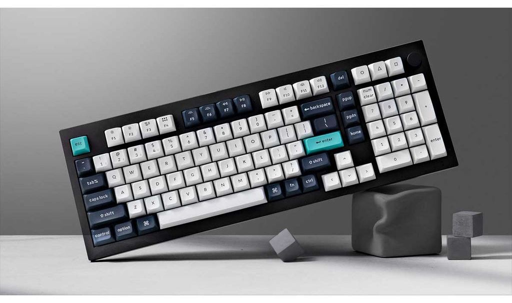 Mechanical keyboard Keychron Q5 Max QMK Carbon Black - Gateron Jupiter Brown