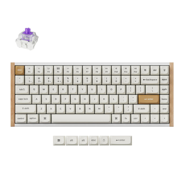 Gaming mechanical keyboard Keychron K2 HE Special Edition White - Wireless