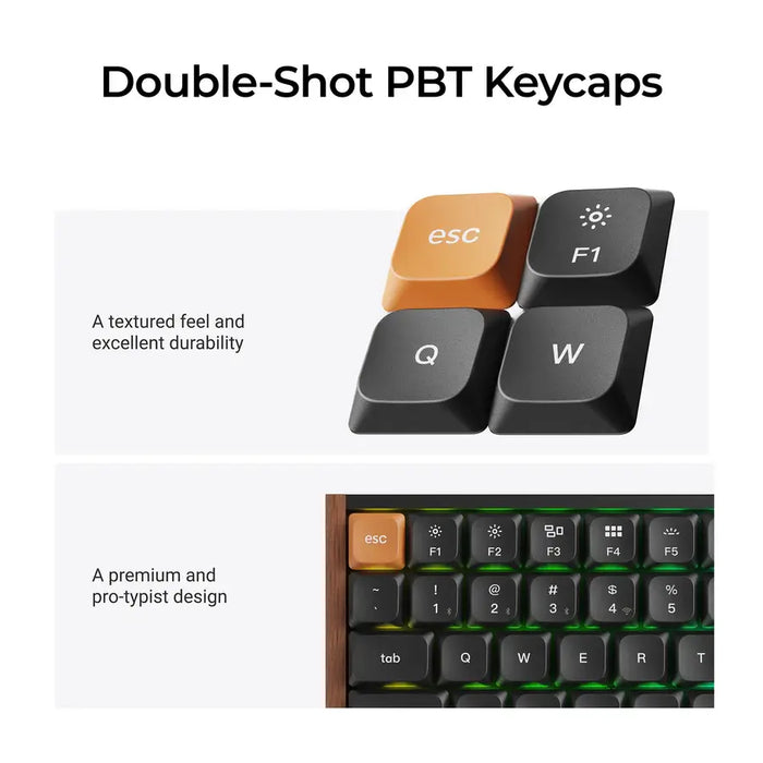 Wireless mechanical keyboard Keychron K3 MAX SE Black QMK/VIA - Milk POM Red Switch