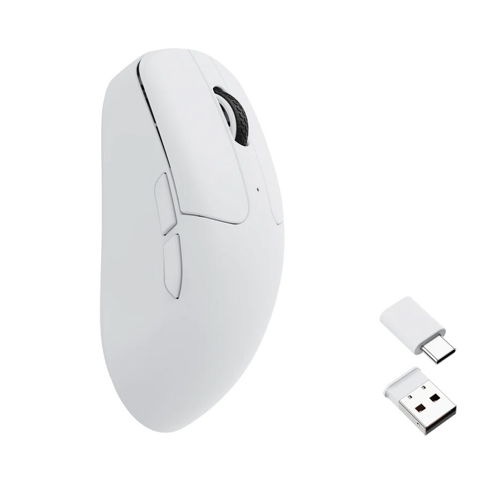 Gaming Wireless Mouse Keychron M2, Matte White