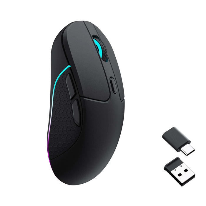 Keychron M3 RGB 1000Hz Wireless Gaming Mouse (Black) [M3-A1].